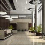 Interior,Of,Hotel,Reception,3d,Illustration