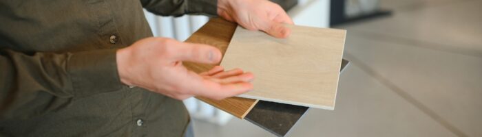 Confident,Male,Customer,Picking,Out,Wall,Tile,Materials,For,Bathroom