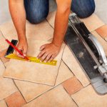 Installing,Ceramic,Floor,Tiles,-,Measuring,And,Cutting,The,Pieces,